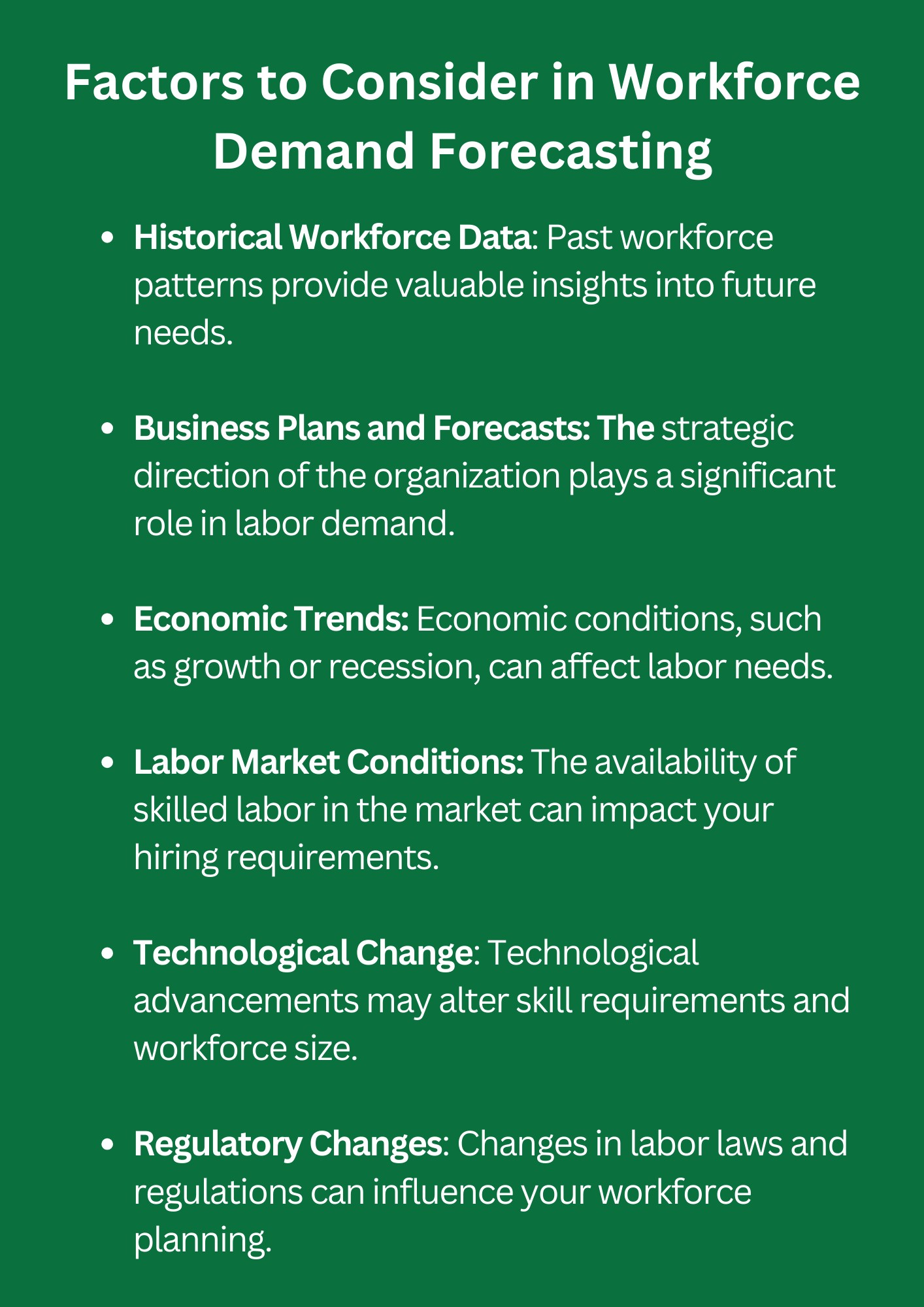 What is Labor Forecasting