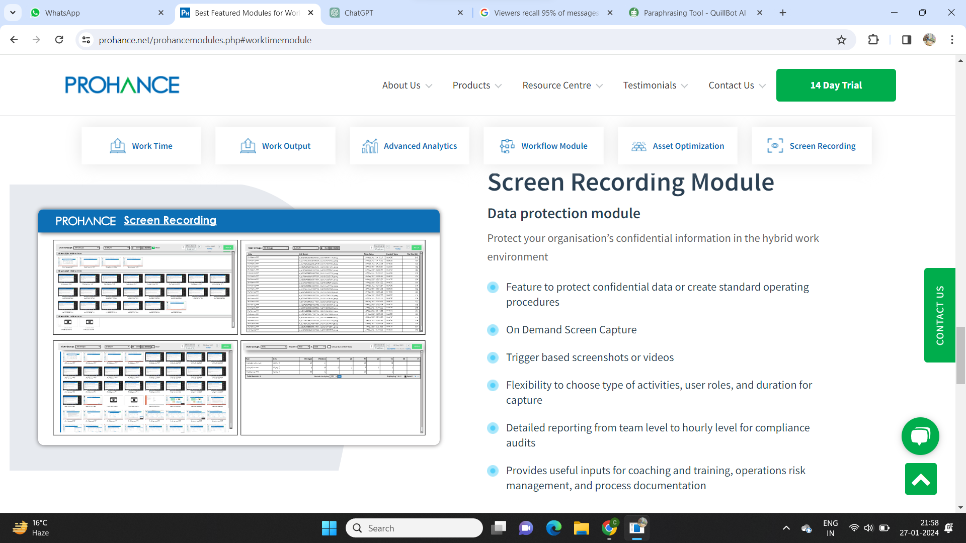 On-Deman Screen Capture